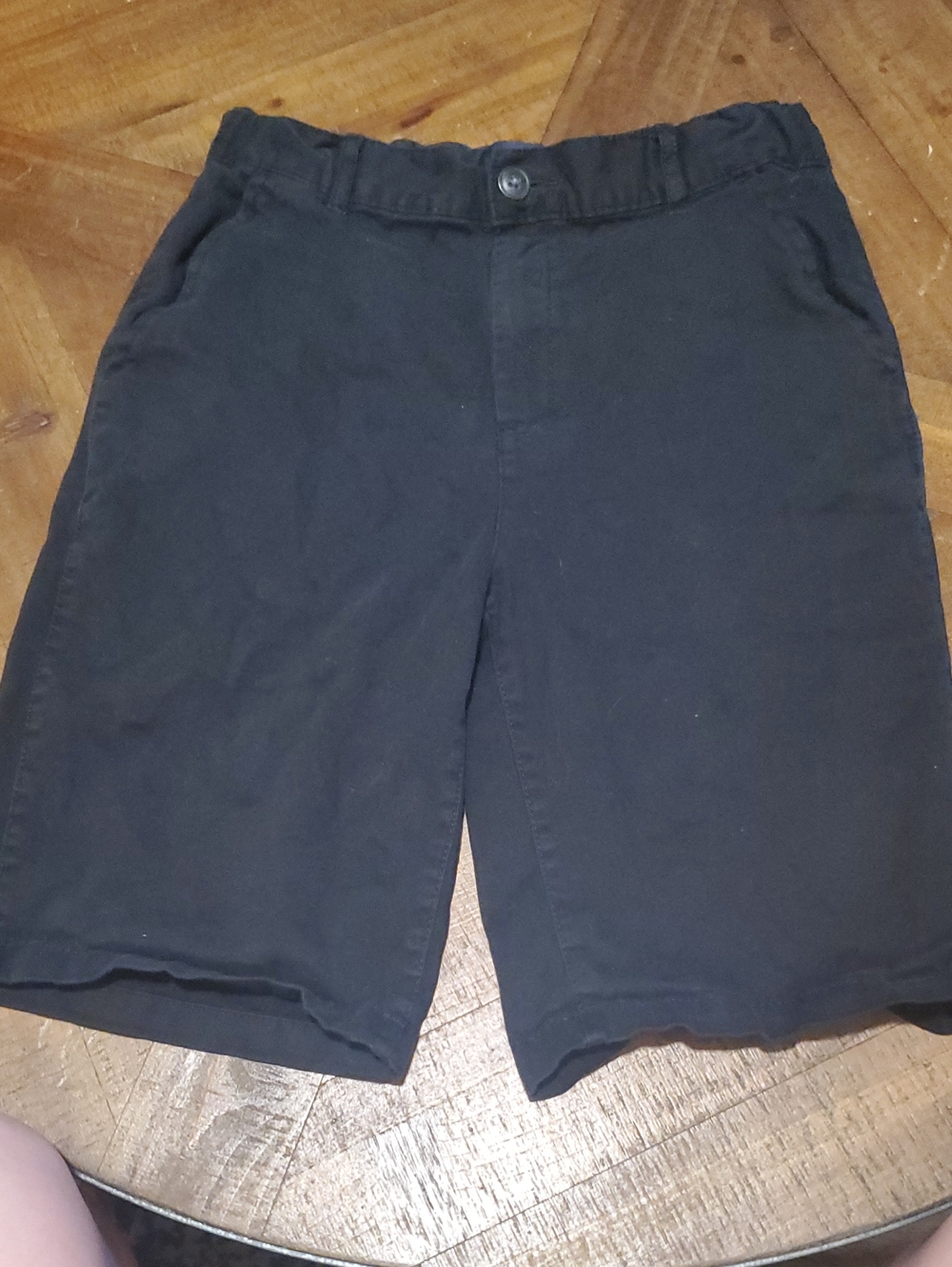 Place Black Elastic-Waist Casual Shorts